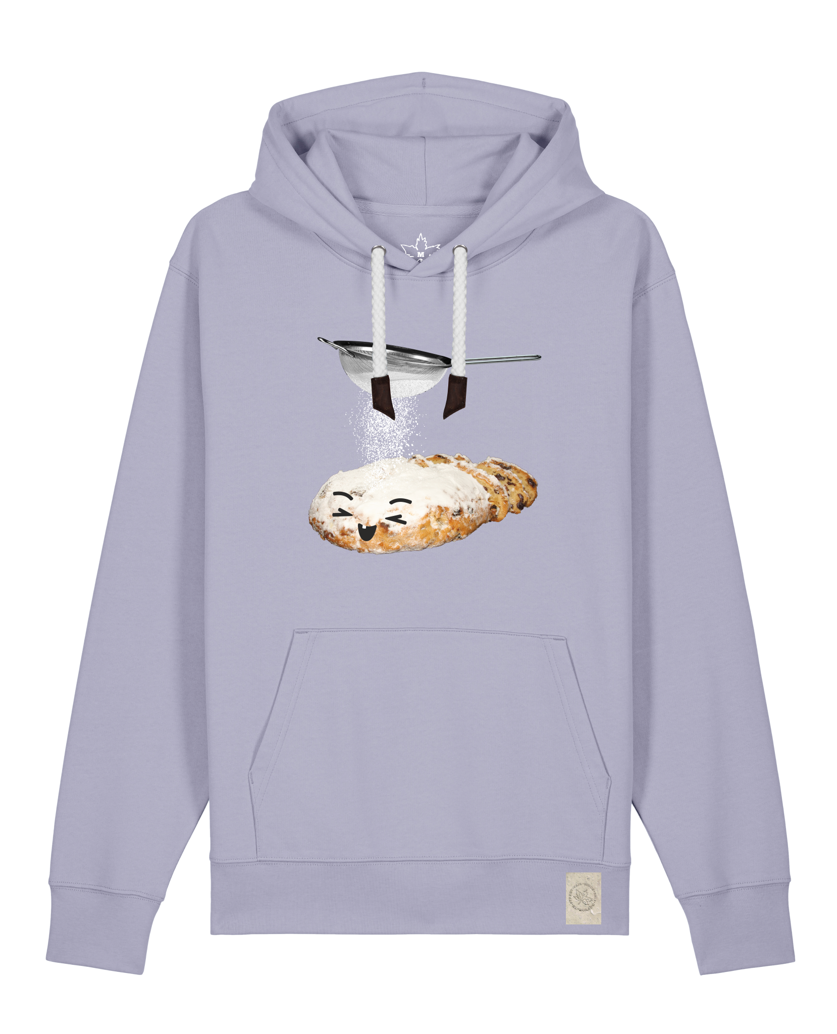 bio-unisex-medium fit-hoodie-stollen-stsu177-lavender-weiße kordel-front