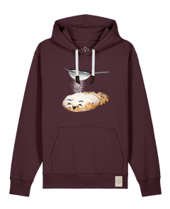 bio-unisex-medium fit-hoodie-stollen-stsu177-zartbitter-weiße kordel-front