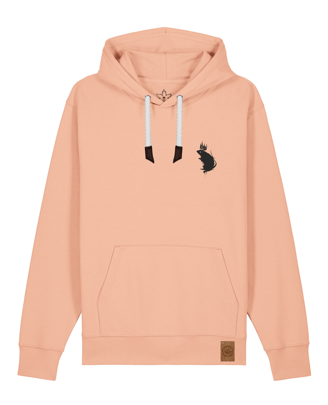 bio-unisex-medium fit-hoodie-subchannel staff (backprint)-stsu177-agyptische keramik-weiße kordel-front