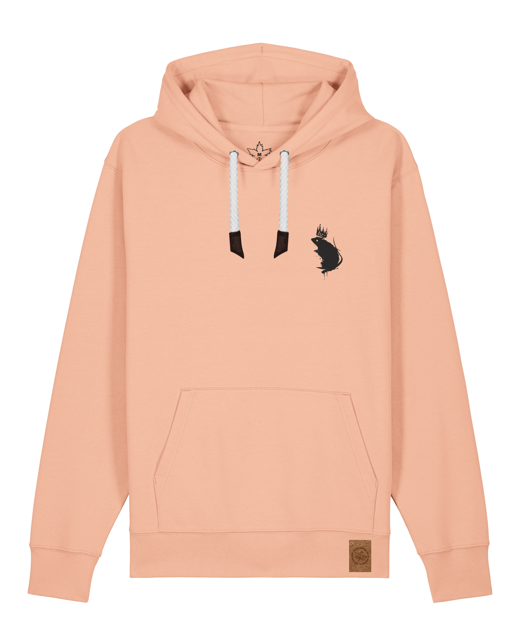bio-unisex-medium fit-hoodie-subchannel staff (backprint)-stsu177-agyptische keramik-weiße kordel-front