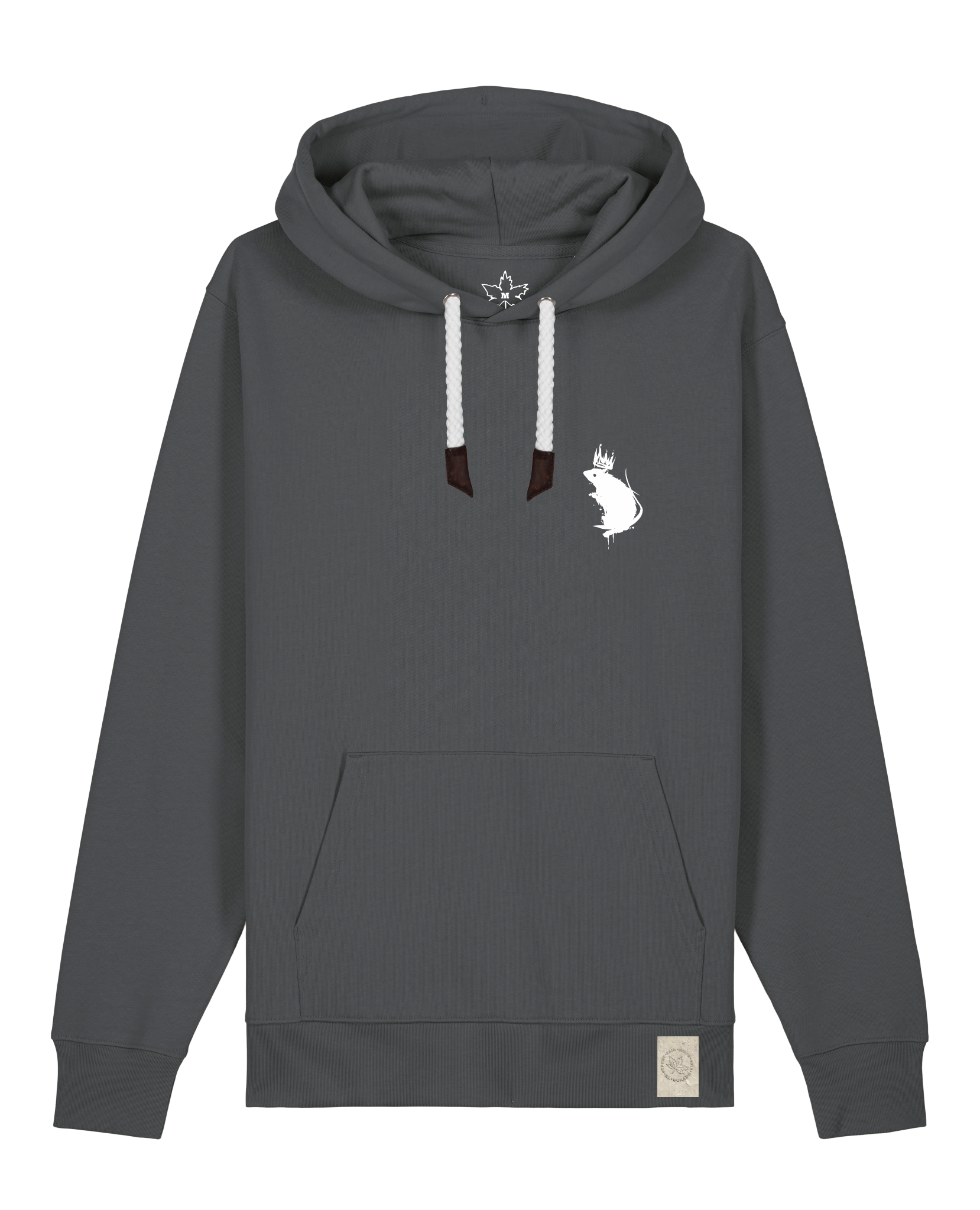 bio-unisex-medium fit-hoodie-subchannel staff (backprint)-stsu177-eisen-weiße kordel-front