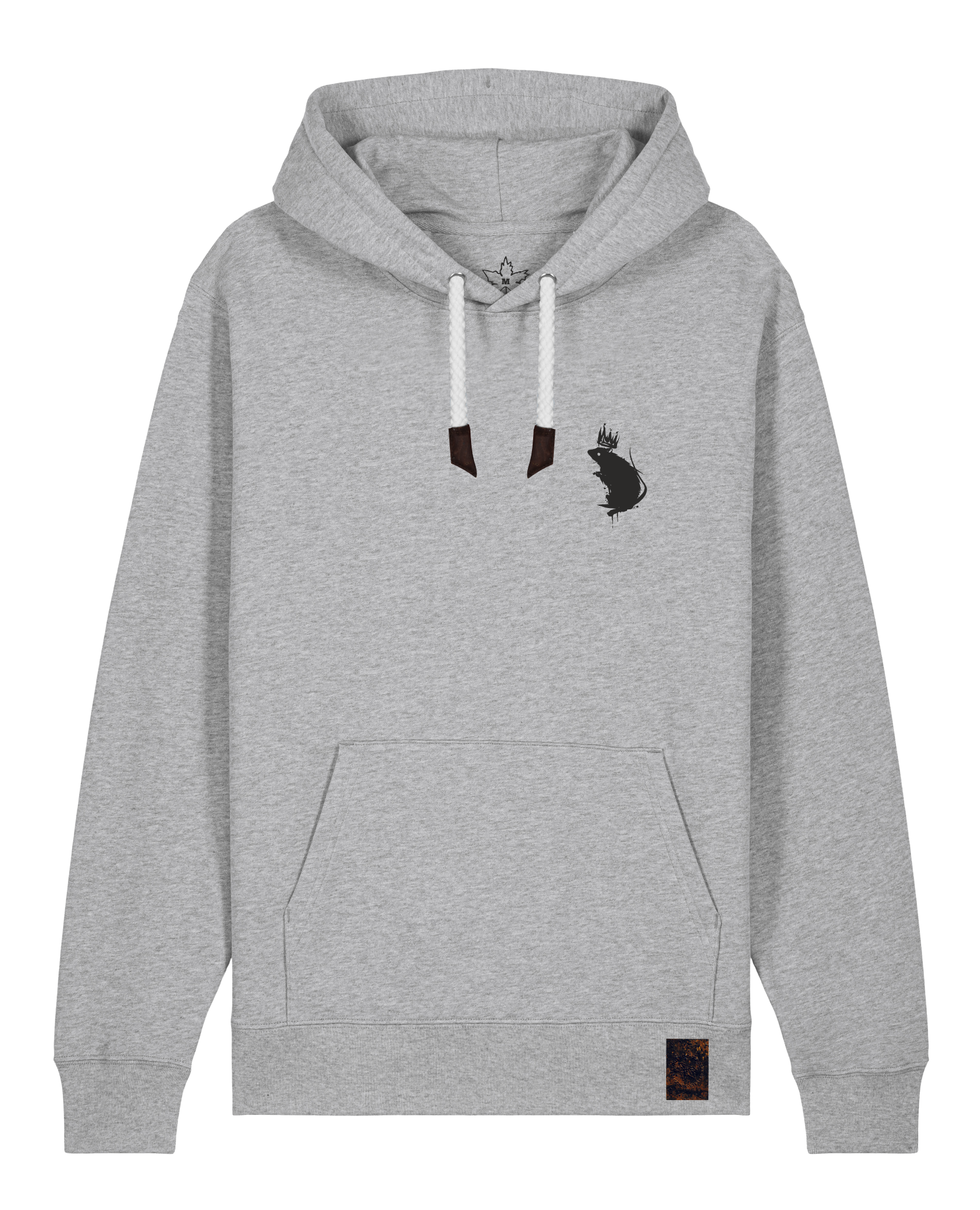 bio-unisex-medium fit-hoodie-subchannel staff (backprint)-stsu177-mausgrau-weiße kordel-front
