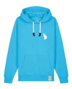 bio-unisex-medium fit-hoodie-subchannel staff (backprint)-stsu177-wasserblau-weiße kordel-front