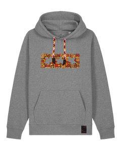 bio-unisex-medium fit-hoodie-t(h)ree leafes drift 2-stsu177-opossum-rote kordel-front