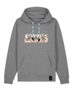 bio-unisex-medium fit-hoodie-t(h)ree leafes drift 3-stsu177-opossum-blaue kordel-front