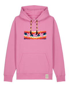 bio-unisex-medium fit-hoodie-t(h)ree leafes drift 4-stsu177-kaugummi-rote kordel-front