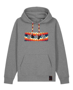 bio-unisex-medium fit-hoodie-t(h)ree leafes drift 4-stsu177-opossum-rote kordel-front