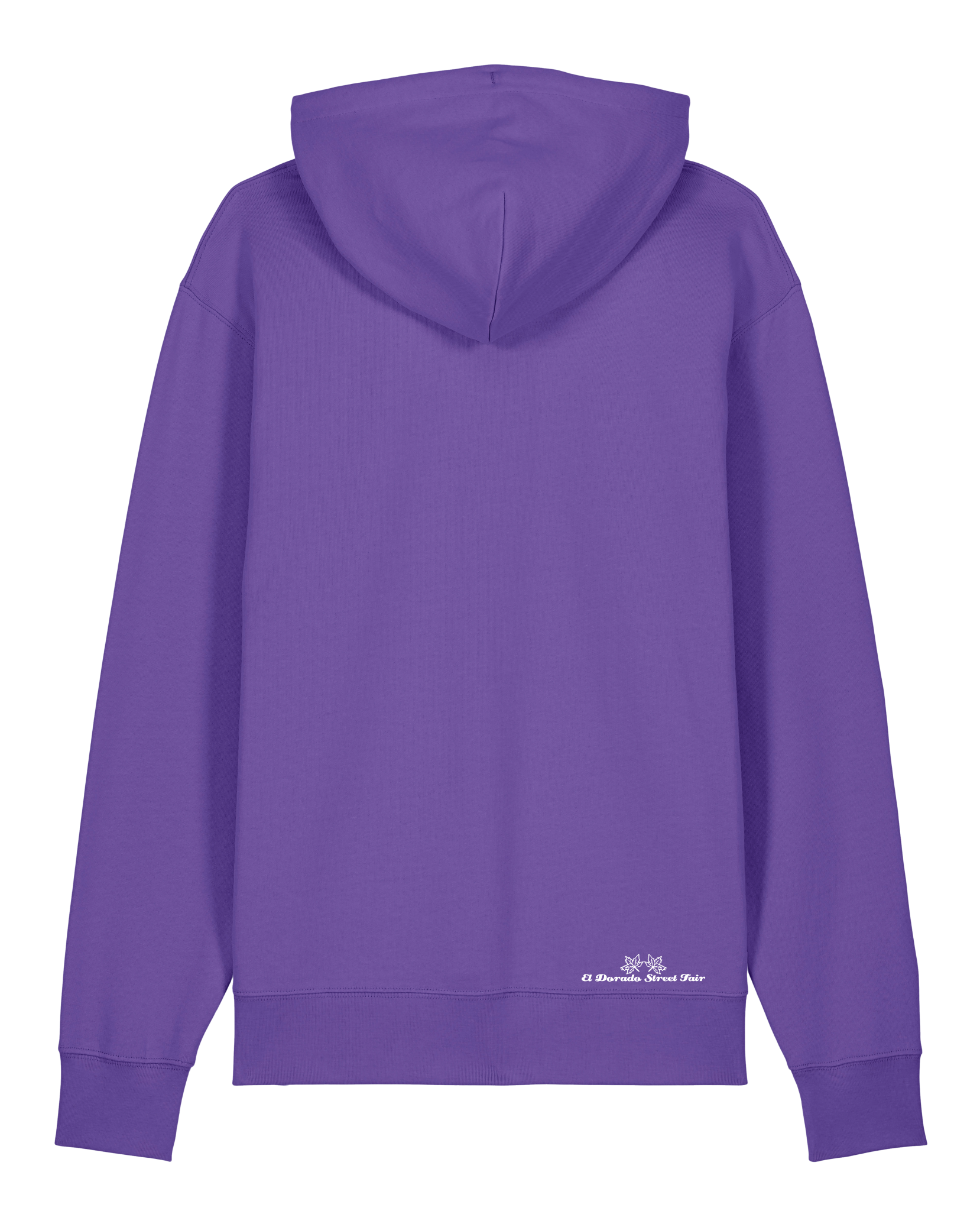bio-unisex-medium fit-hoodie-t(h)ree leafes drift 5-stsu177-blaukraut-blaue kordel-back