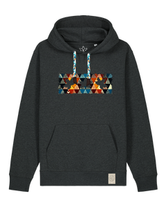 bio-unisex-medium fit-hoodie-t(h)ree leafes drift 6-stsu177-elephant-blaue kordel-front