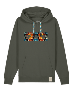 bio-unisex-medium fit-hoodie-t(h)ree leafes drift 6-stsu177-grunkohl-blaue kordel-front