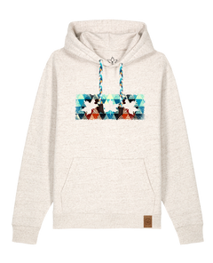 bio-unisex-medium fit-hoodie-t(h)ree leafes drift 7-stsu177-elbsandstein-blaue kordel-front