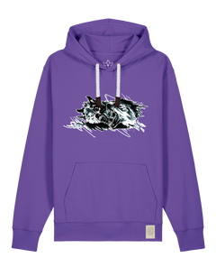 bio-unisex-medium fit-hoodie-turf master-stsu177-blaukraut-weiße kordel-front