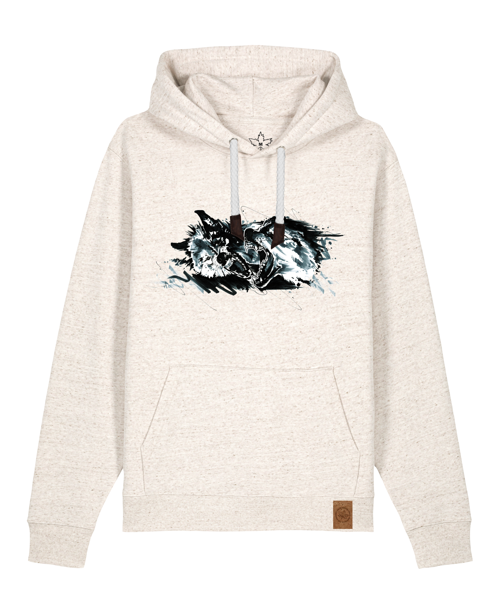 bio-unisex-medium fit-hoodie-turf master-stsu177-elbsandstein-weiße kordel-front