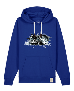 bio-unisex-medium fit-hoodie-turf master-stsu177-kornblume-weiße kordel-front