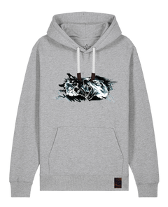 bio-unisex-medium fit-hoodie-turf master-stsu177-mausgrau-weiße kordel-front