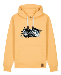 bio-unisex-medium fit-hoodie-turf master-stsu177-senfkorn-weiße kordel-front