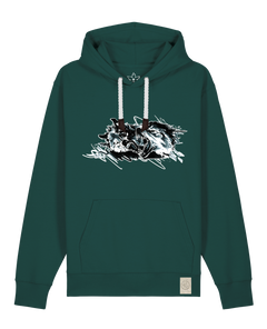 bio-unisex-medium fit-hoodie-turf master-stsu177-spirulina-weiße kordel-front