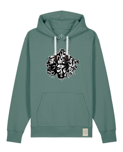 bio-unisex-medium fit-hoodie-under oracle-stsu177-blautanne-weiße kordel-front