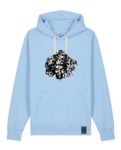 bio-unisex-medium fit-hoodie-under oracle-stsu177-lagune-weiße kordel-front