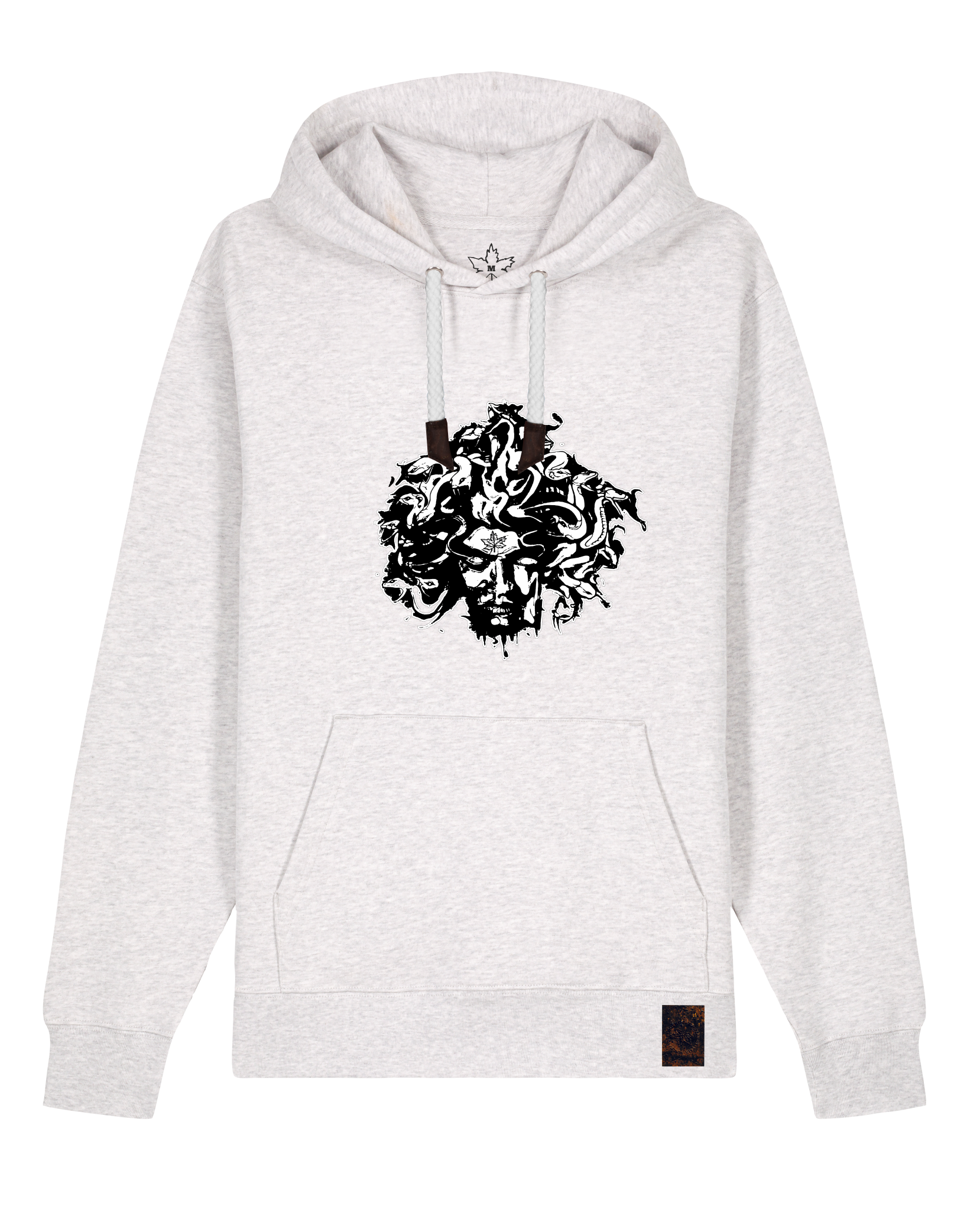 bio-unisex-medium fit-hoodie-under oracle-stsu177-rennmaus-weiße kordel-front