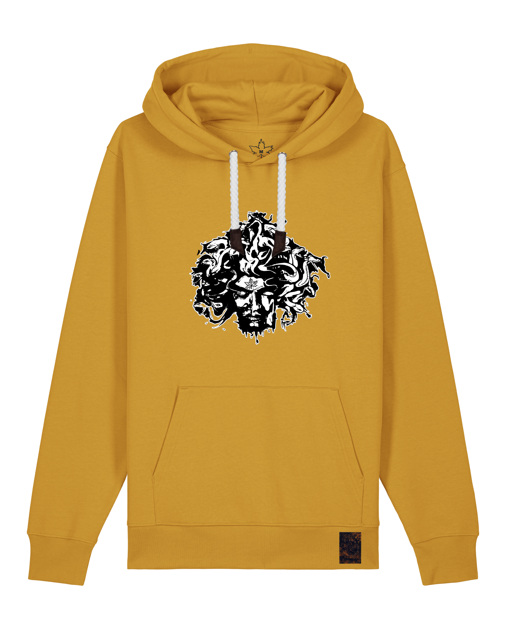 bio-unisex-medium fit-hoodie-under oracle-stsu177-senf-weiße kordel-front