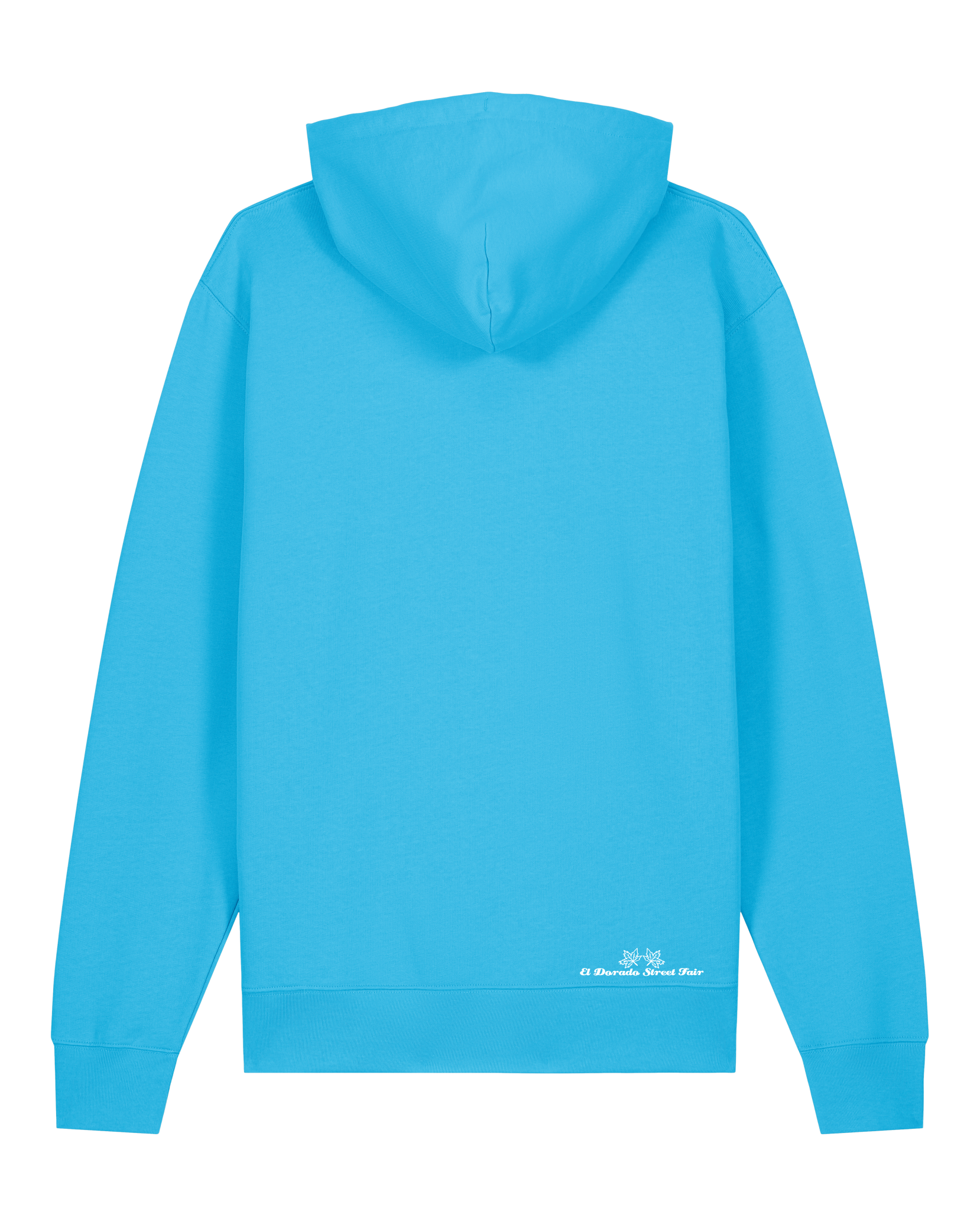 bio-unisex-medium fit-hoodie-under oracle-stsu177-wasserblau-weiße kordel-back