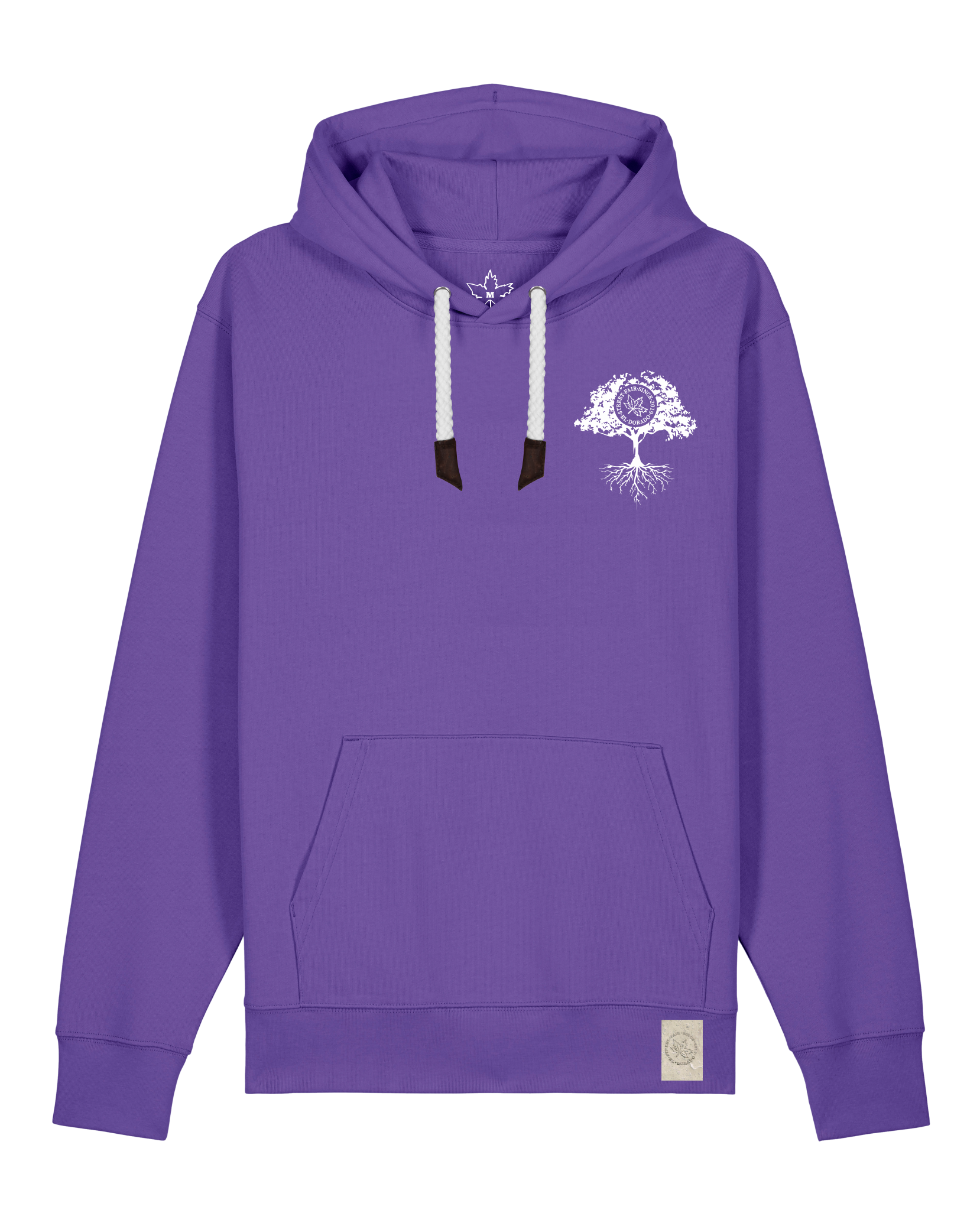 bio-unisex-medium fit-hoodie-verstecken (backprint)-stsu177-blaukraut-weiße kordel-front