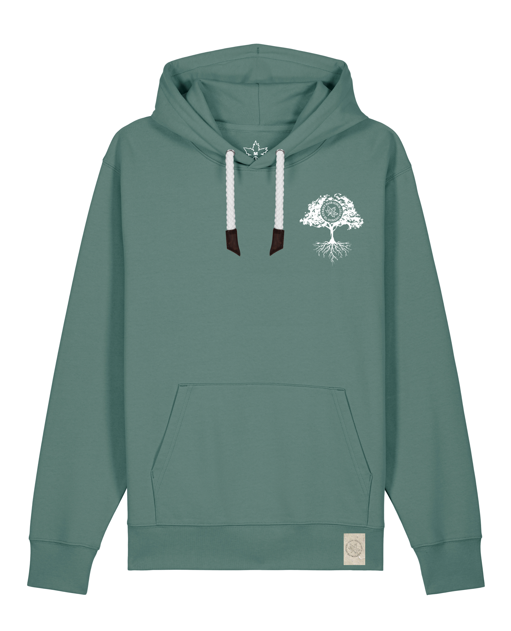 bio-unisex-medium fit-hoodie-verstecken (backprint)-stsu177-blautanne-weiße kordel-front