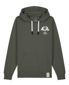 bio-unisex-medium fit-hoodie-verstecken (backprint)-stsu177-grunkohl-weiße kordel-front