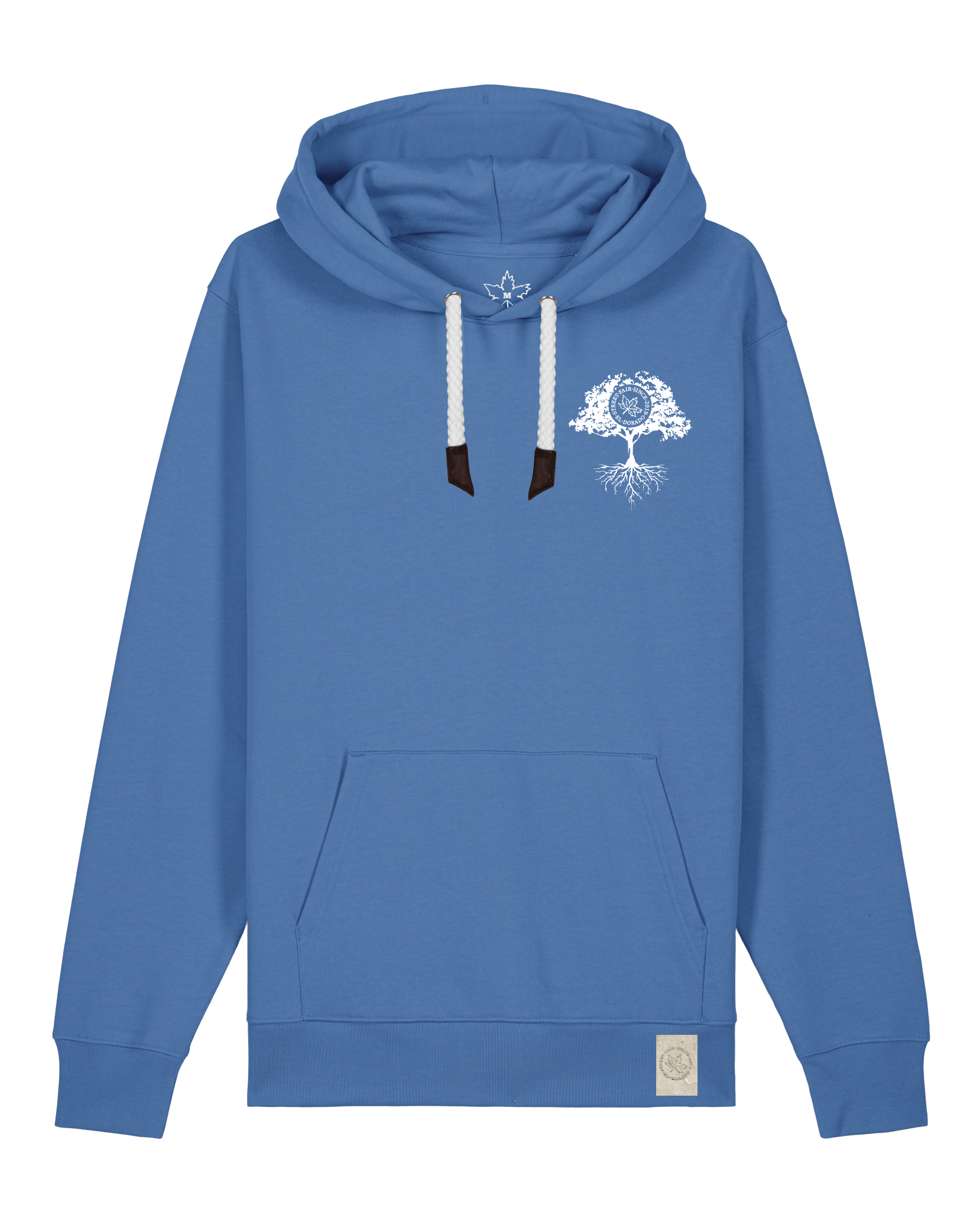 bio-unisex-medium fit-hoodie-verstecken (backprint)-stsu177-hortensie-weiße kordel-front