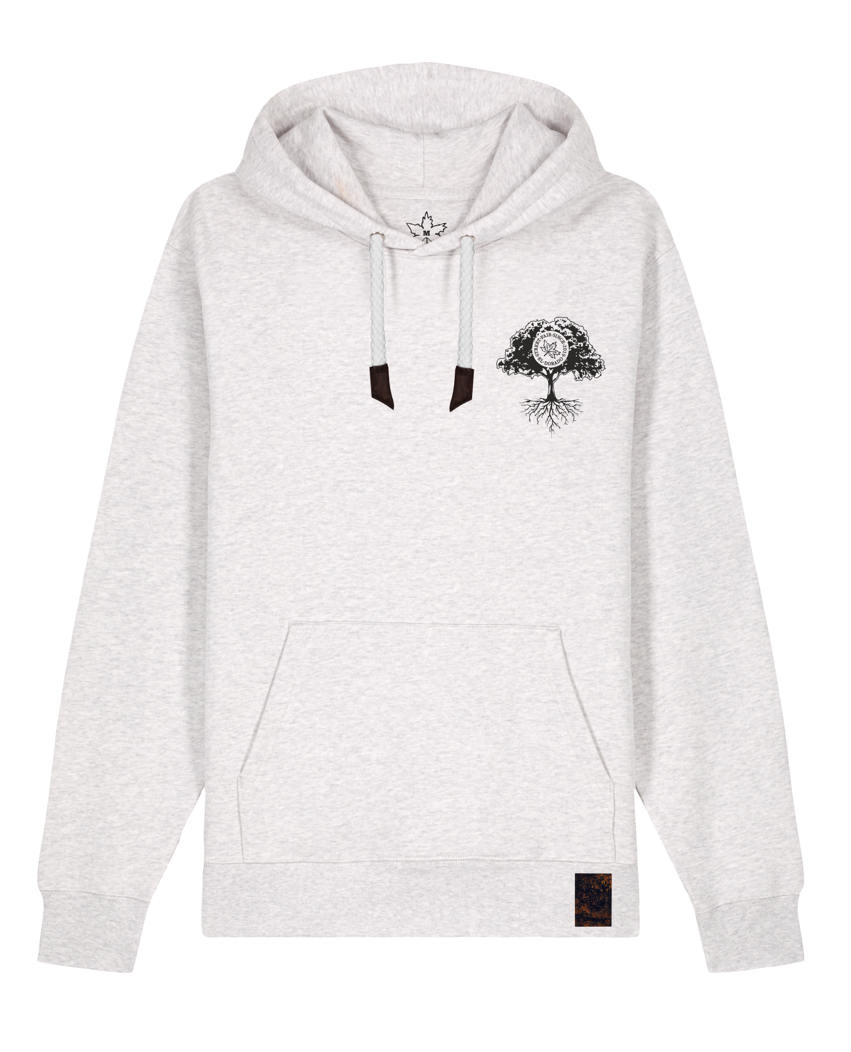 bio-unisex-medium fit-hoodie-verstecken (backprint)-stsu177-rennmaus-weiße kordel-front