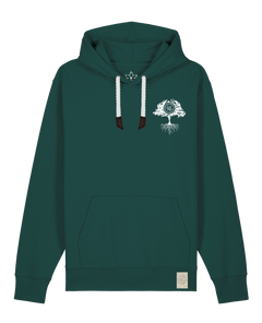 bio-unisex-medium fit-hoodie-verstecken (backprint)-stsu177-spirulina-weiße kordel-front