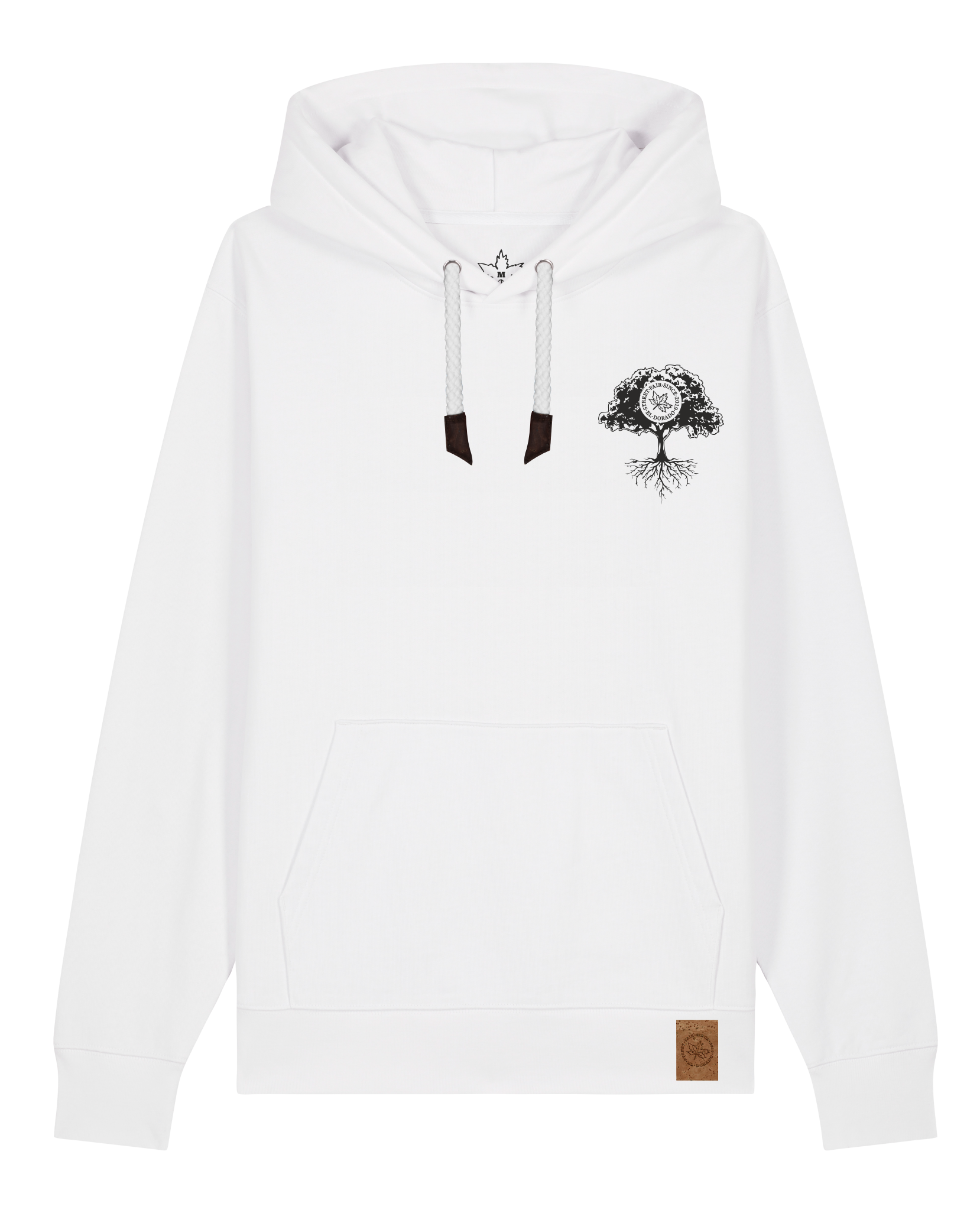 bio-unisex-medium fit-hoodie-verstecken (backprint)-stsu177-weiß-weiße kordel-front