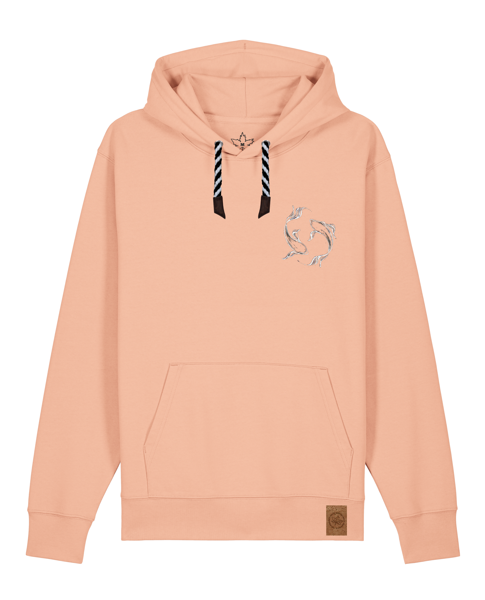 bio-unisex-medium fit-hoodie-wal (backprint)-stsu177-agyptische keramik-sw kordel-front