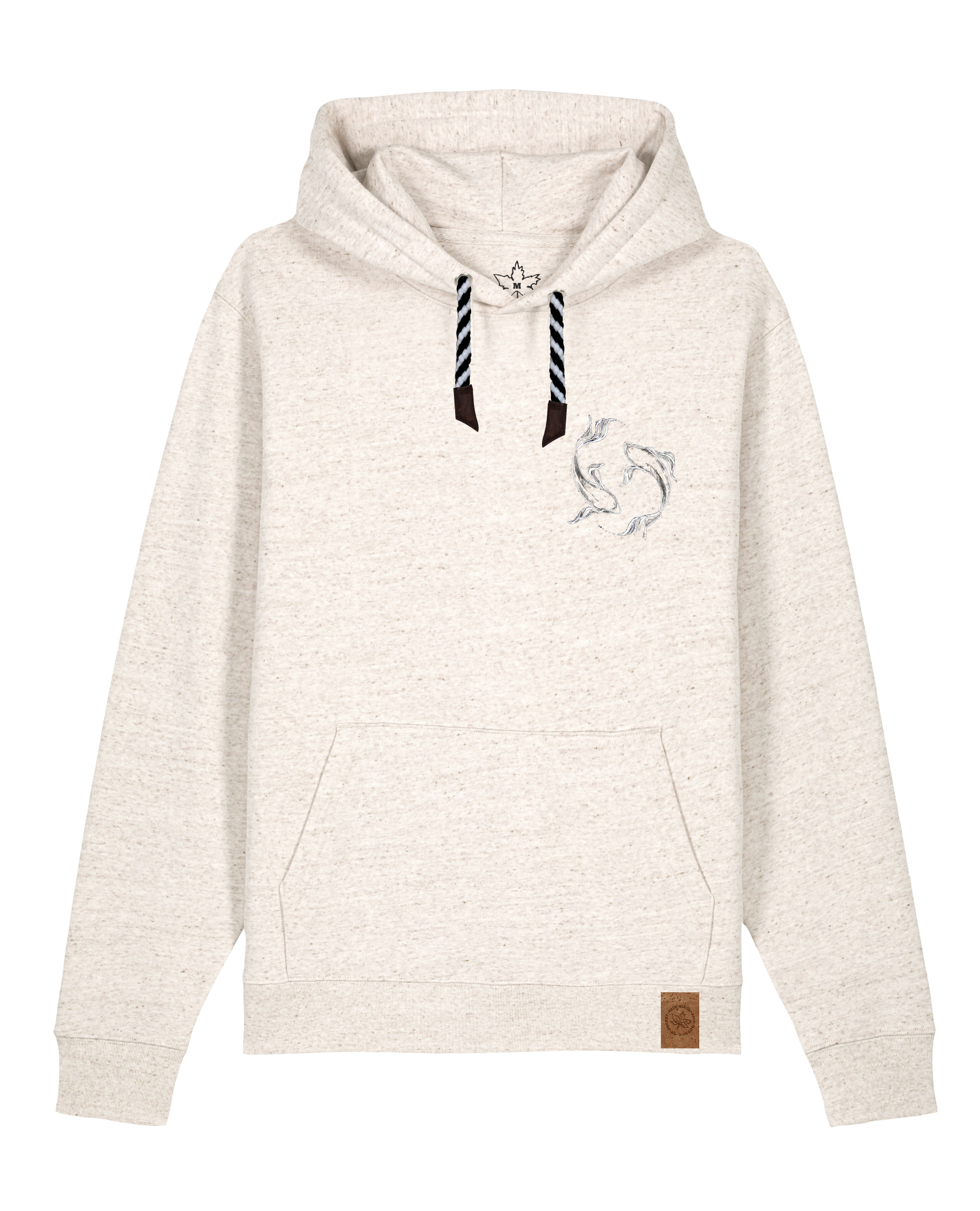 bio-unisex-medium fit-hoodie-wal (backprint)-stsu177-elbsandstein-sw kordel-front