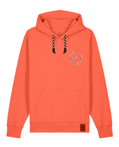 bio-unisex-medium fit-hoodie-wal (backprint)-stsu177-mandarine-sw kordel-front