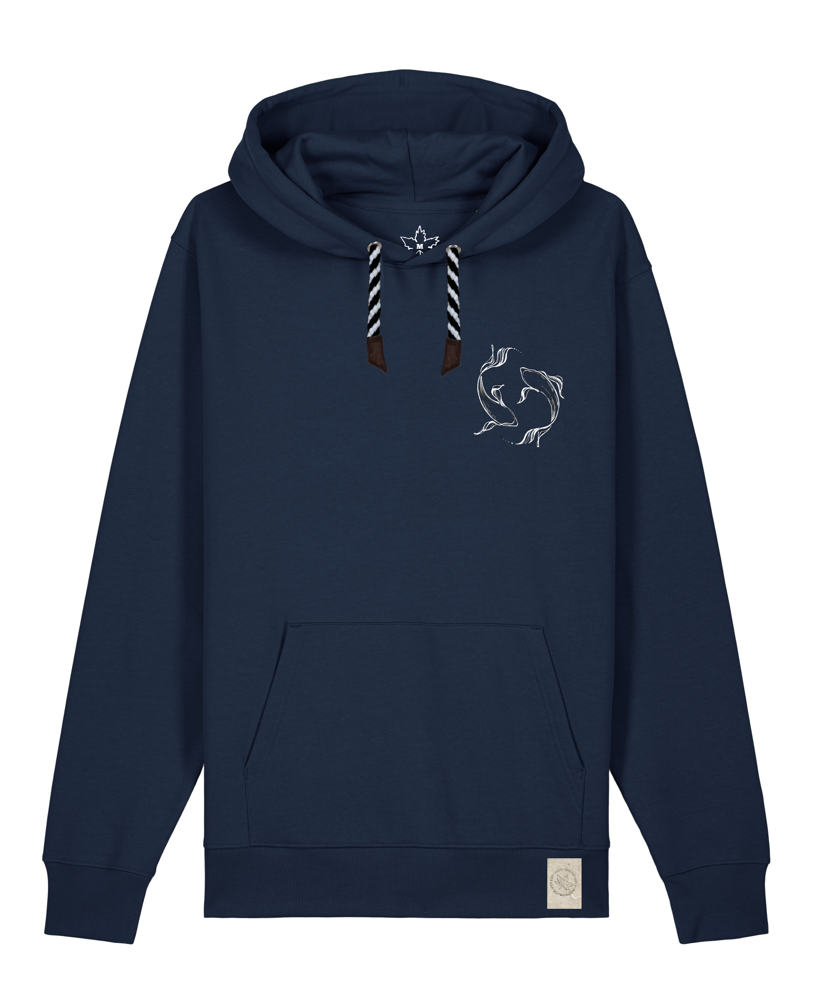 bio-unisex-medium fit-hoodie-wal (backprint)-stsu177-marine-sw kordel-front