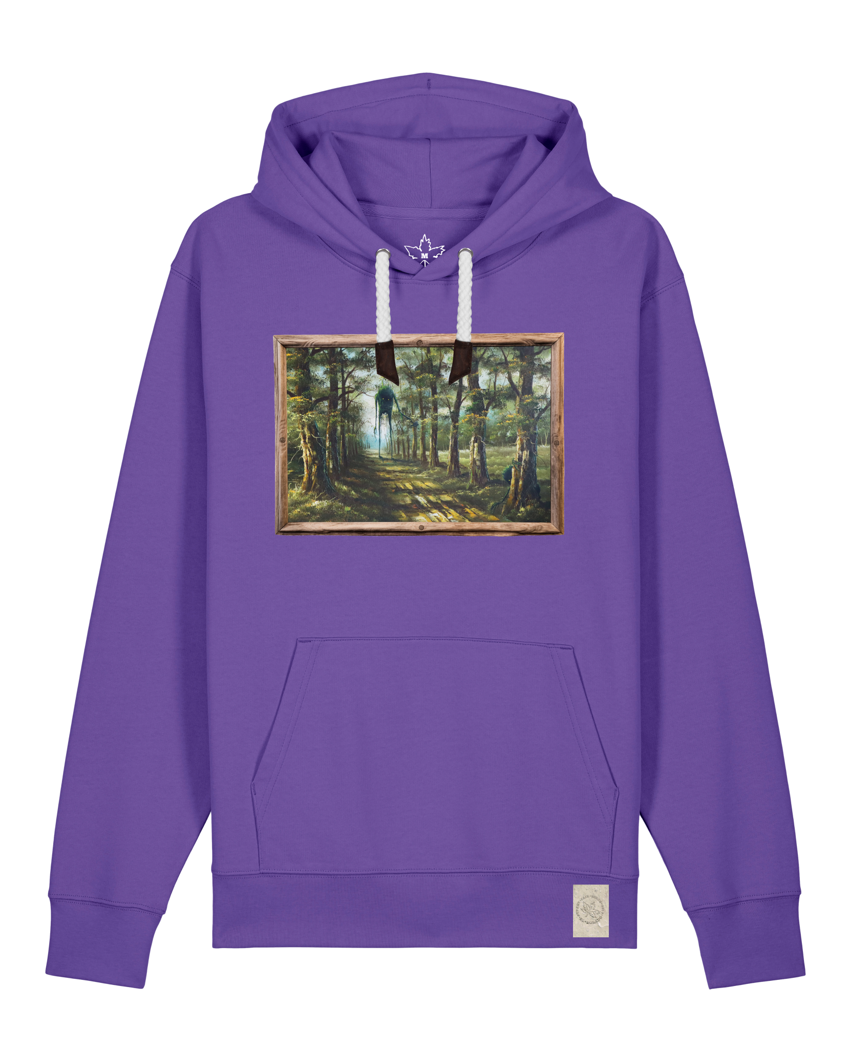 bio-unisex-medium fit-hoodie-wandertag-stsu177-blaukraut-weiße kordel-front