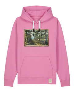 bio-unisex-medium fit-hoodie-wandertag-stsu177-kaugummi-weiße kordel-front