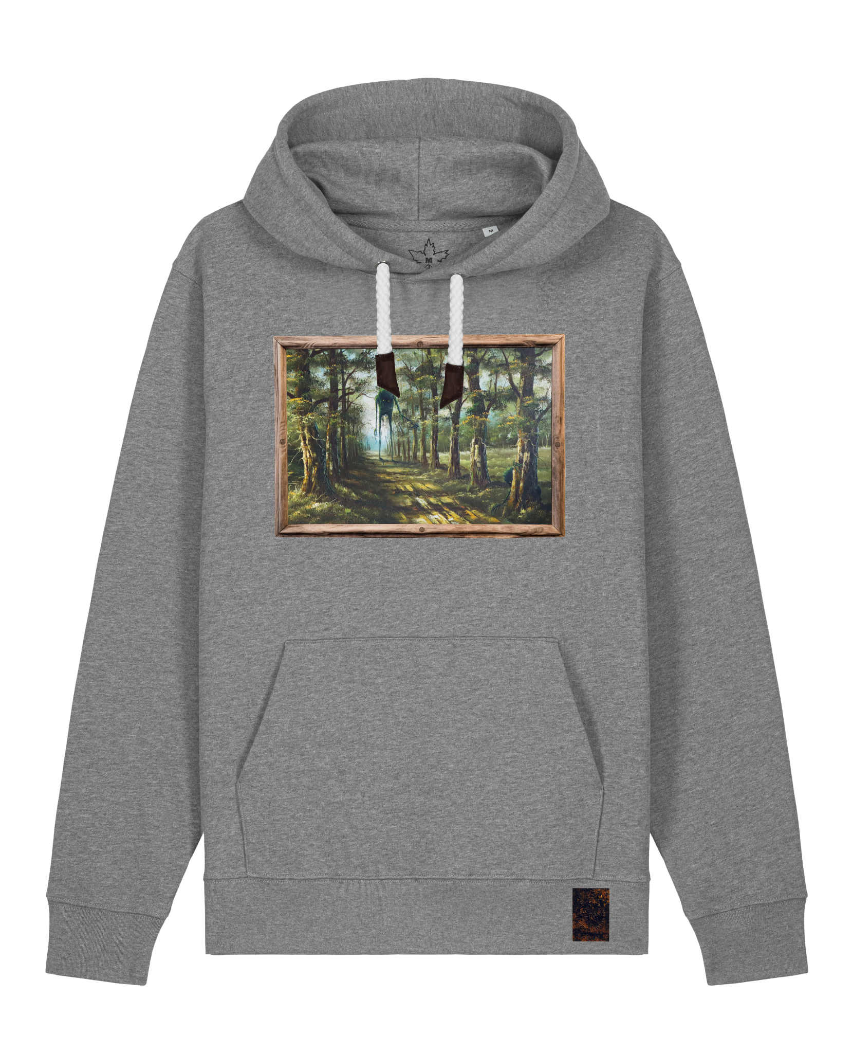 bio-unisex-medium fit-hoodie-wandertag-stsu177-opossum-weiße kordel-front