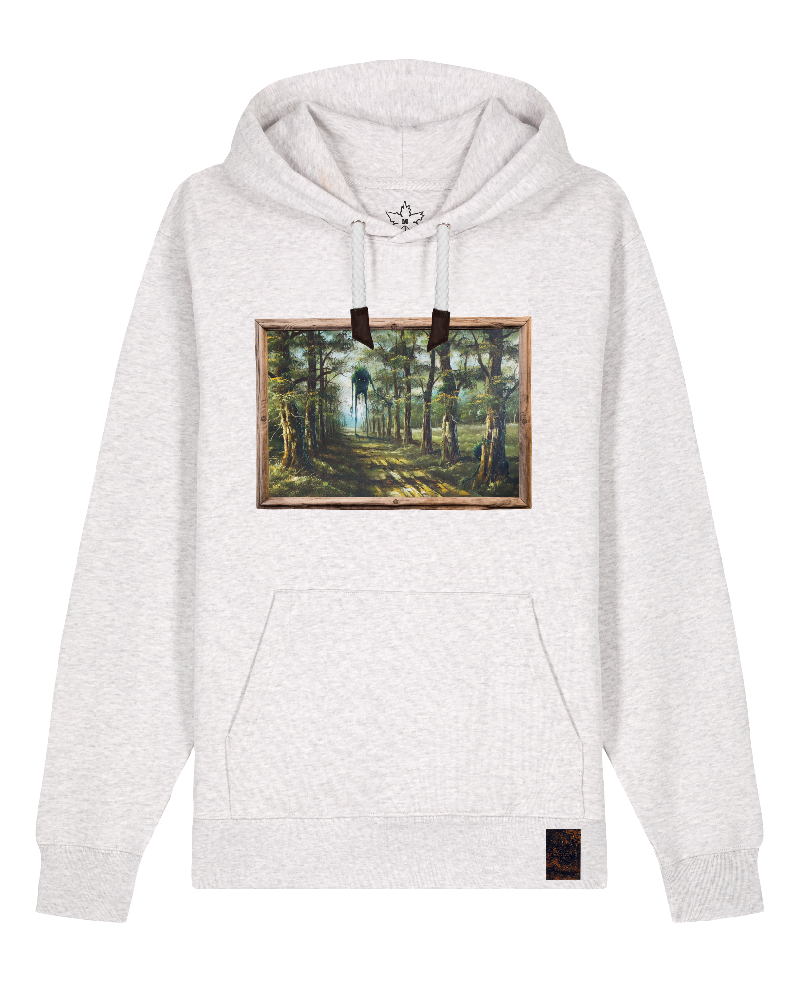 bio-unisex-medium fit-hoodie-wandertag-stsu177-rennmaus-weiße kordel-front