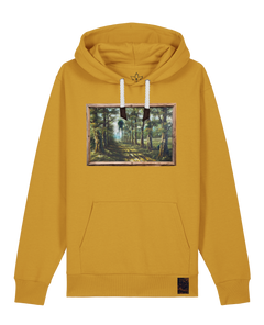 bio-unisex-medium fit-hoodie-wandertag-stsu177-senf-weiße kordel-front
