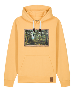 bio-unisex-medium fit-hoodie-wandertag-stsu177-senfkorn-weiße kordel-front
