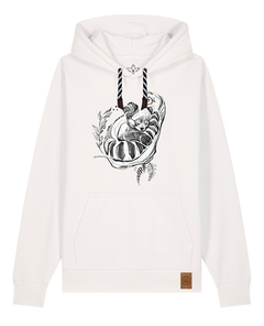 bio-unisex-medium fit-hoodie-waschbärchen-stsu177-bio ei-sw kordel-front