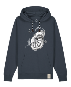 bio-unisex-medium fit-hoodie-waschbärchen 2-stsu177-blaubeernacht-sw kordel-front