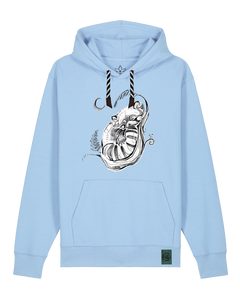 bio-unisex-medium fit-hoodie-waschbärchen 2-stsu177-lagune-sw kordel-front