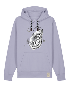 bio-unisex-medium fit-hoodie-waschbärchen 2-stsu177-lavender-sw kordel-front
