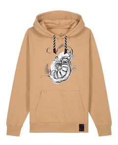 bio-unisex-medium fit-hoodie-waschbärchen 2-stsu177-meersand-sw kordel-front