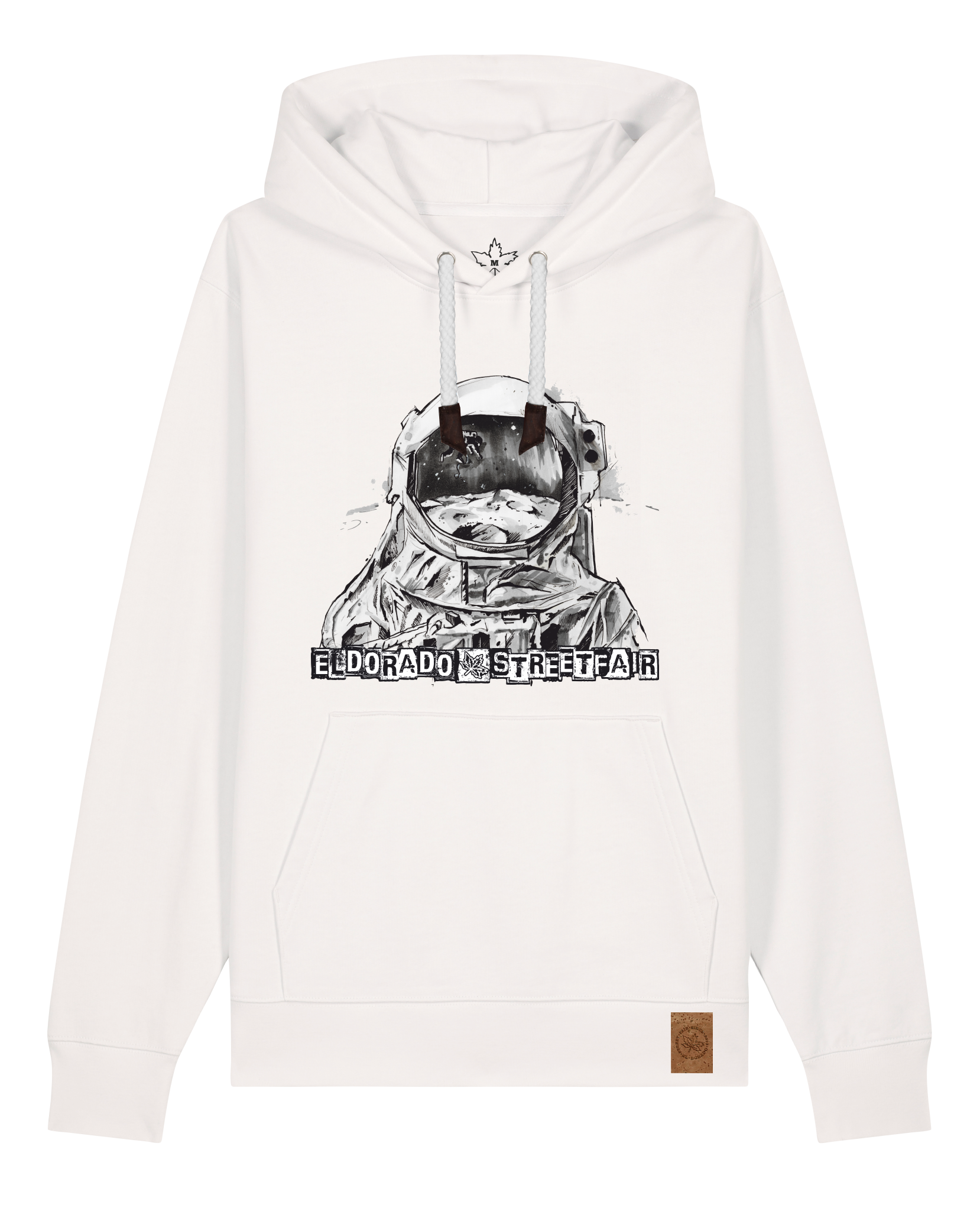 bio-unisex-medium fit-hoodie-weightless-stsu177-bio ei-weiße kordel-front