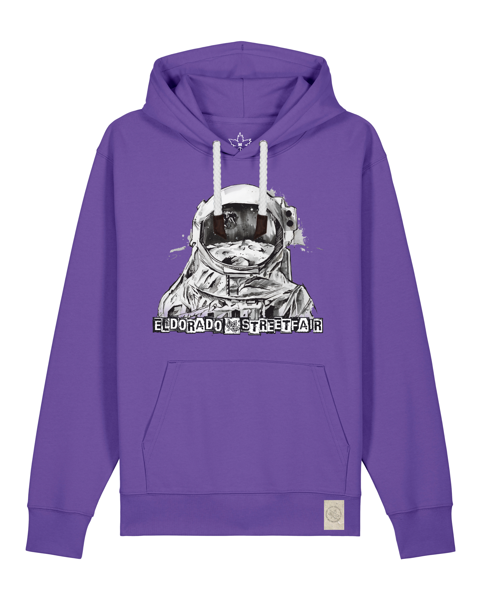 bio-unisex-medium fit-hoodie-weightless-stsu177-blaukraut-weiße kordel-front